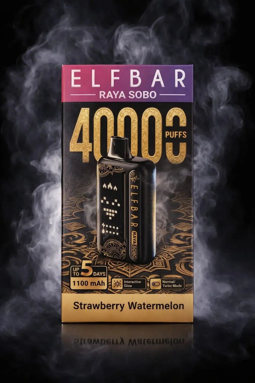 Elfbar Raya Sobo Strawberry Watermelon 40k Puffs | Vape Shop Chennai | Disposable Vape