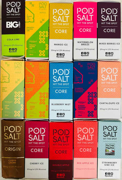 Buy Pod Salt Nic Salts Online | Best Flavours for Reusable Vape Devices | Vape Shop Chennai