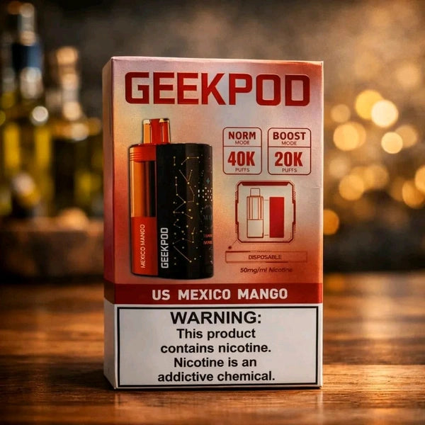 Geekpod Mexico Mango 40k Puffs Vape Shop Chennai Disposable Vape