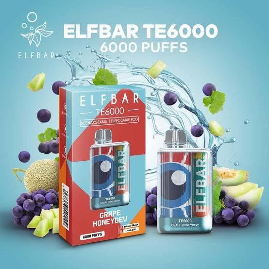 Elfbar Te6000 Puffs Disposable Vape