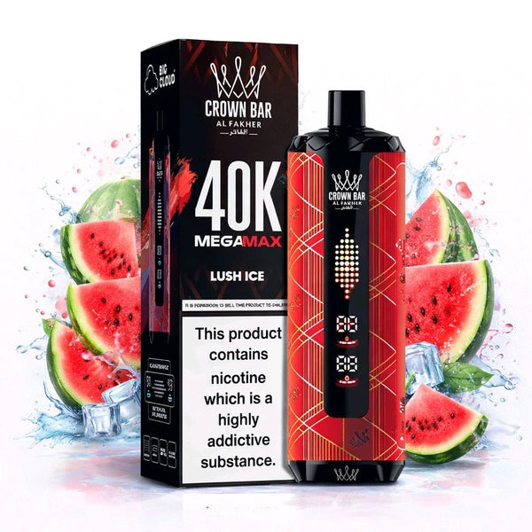 Al Fakher Crown Bar MegaMax 40K V2.0 Disposable Vape – 40,000 Puffs Vape Shop Chennai