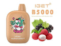 IGET B5000 Lychee Blackcurrant Vape
