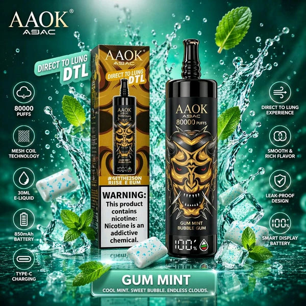 AAOK AK80000 Disposable Vape – 80,000 Puffs Vape Shop Chennai